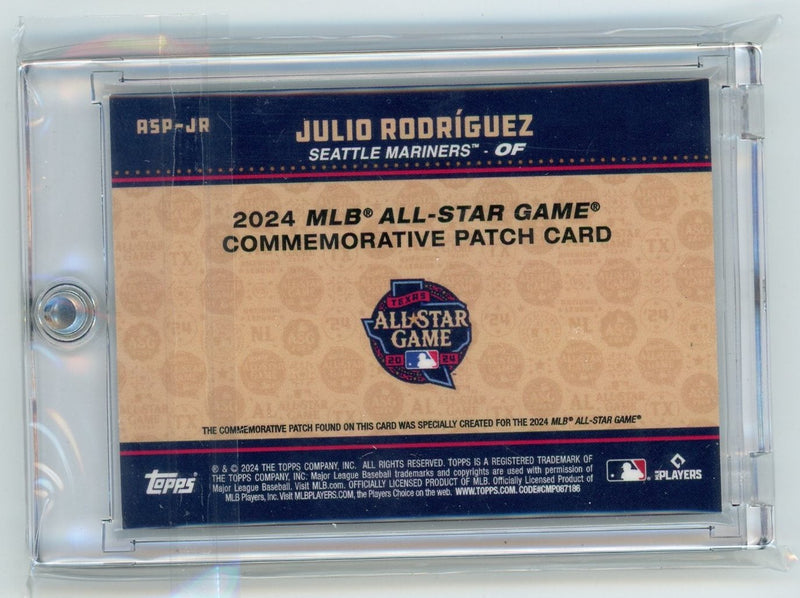 Julio Rodriguez 2024 Topps ASG Patch 