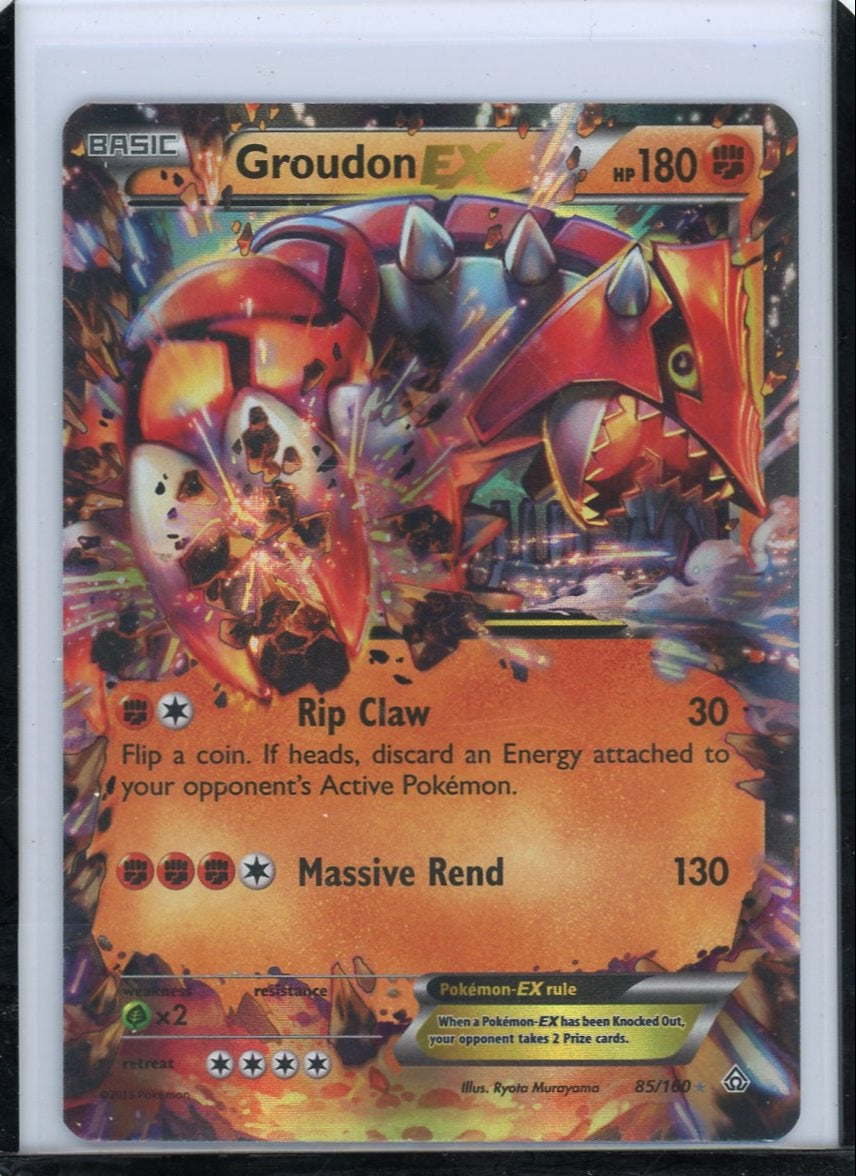 Groudon EX Pokémon Primal Clash Ultra-Rare #85/160