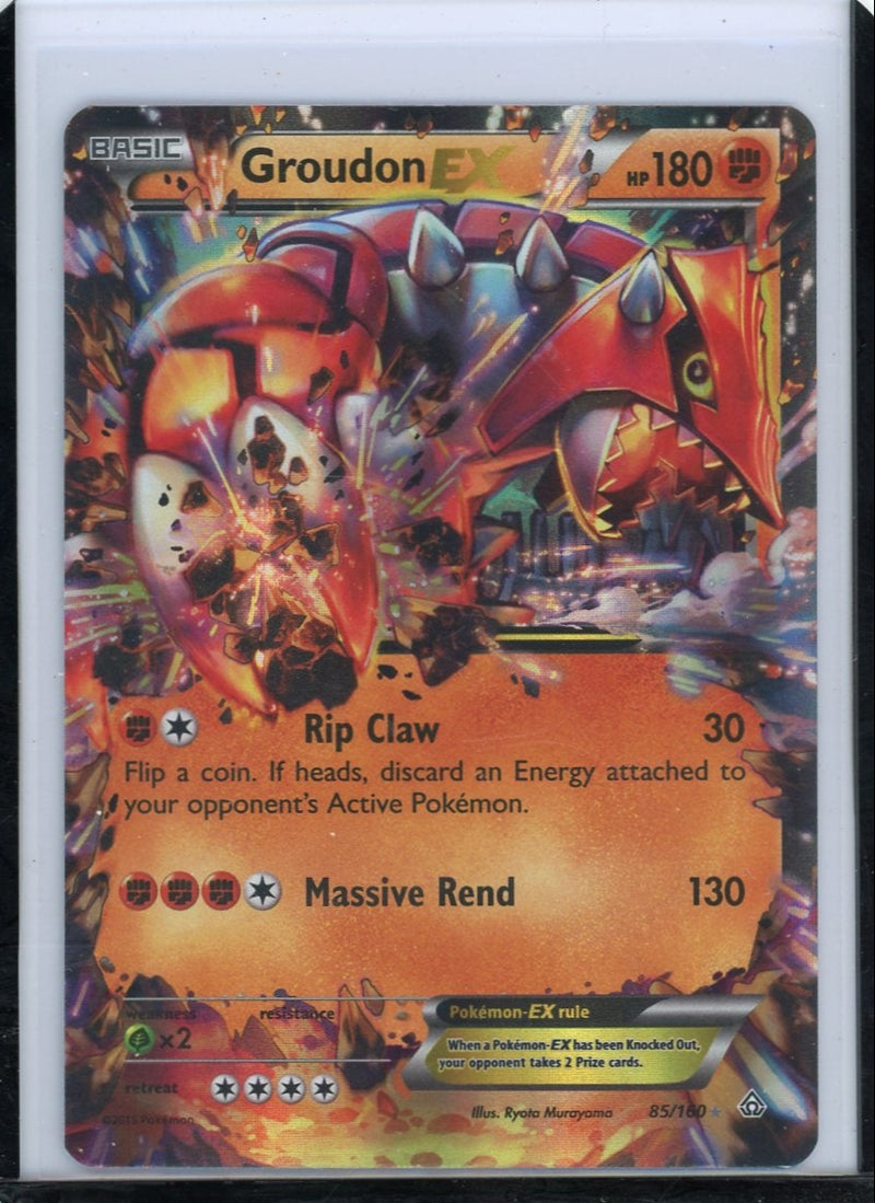 Groudon EX Pokémon Primal Clash Ultra-Rare 