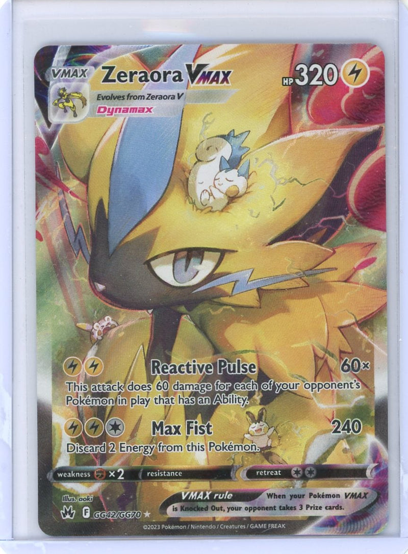 Zeraora Vmax Pokémon Crown Zenith Galarian Gallery 