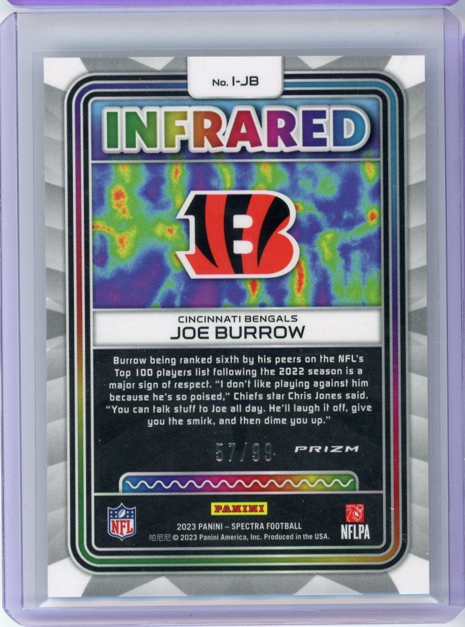 Joe Burrow 2023 Panini Spectra Infrared #'d 57/99