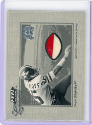 Fred Biletnikoff 2000 Fleer Feel the Game Classics game-used jersey relic