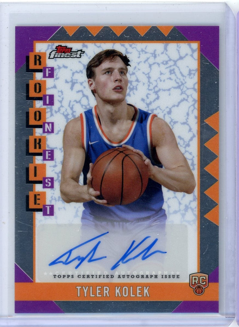 Tyler Kolek 2025 Topps Rookie Finest Autograph