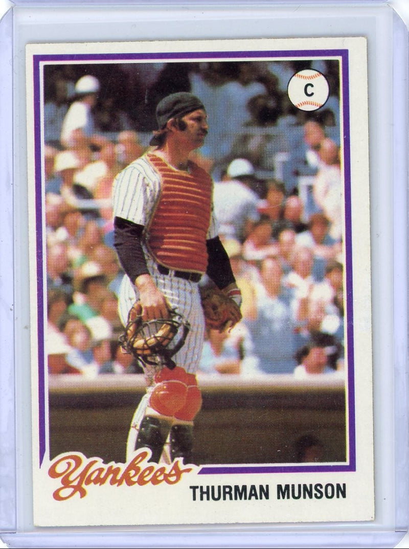 Thurman Munson 1978 Topps Baseball 