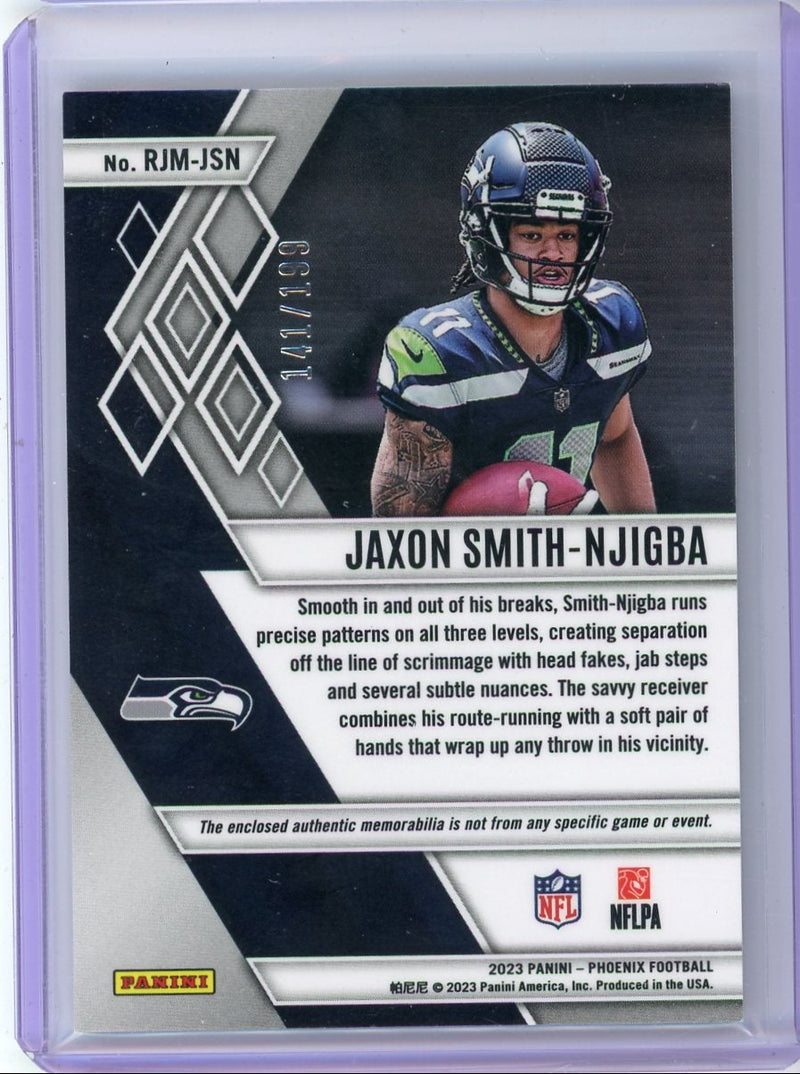 Jaxson Smith-Njigba 2023 Panini Phoenix Rookie Patch 