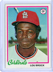 Lou Brock 1978 Topps #170