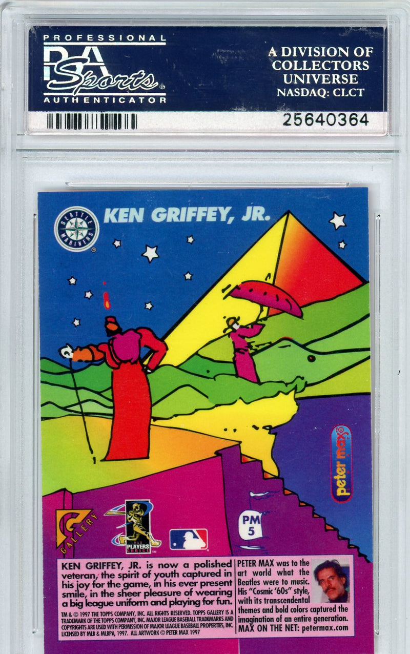 Ken Griffey Jr. 1997 Topps Gallery Peter Max PSA 10