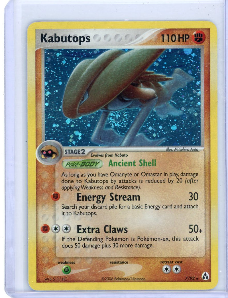 Kabutops 2006 Pokemon rare holo 7/92