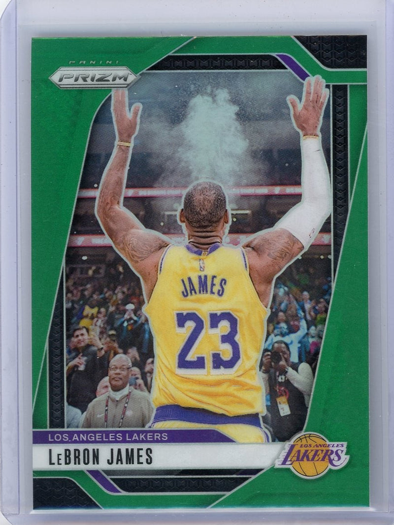 LeBron James 2024-25 Panini Prizm Green 