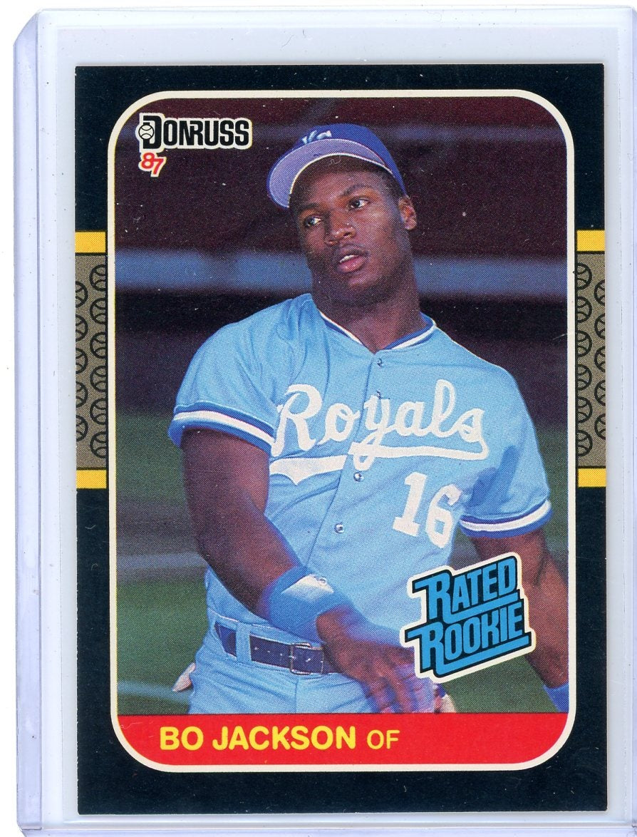 Bo Jackson 1987 Donruss Rated Rookie #35