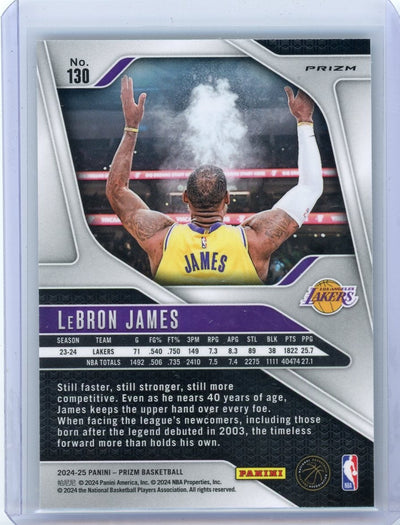 LeBron James 2024-25 Panini Prizm Green #130