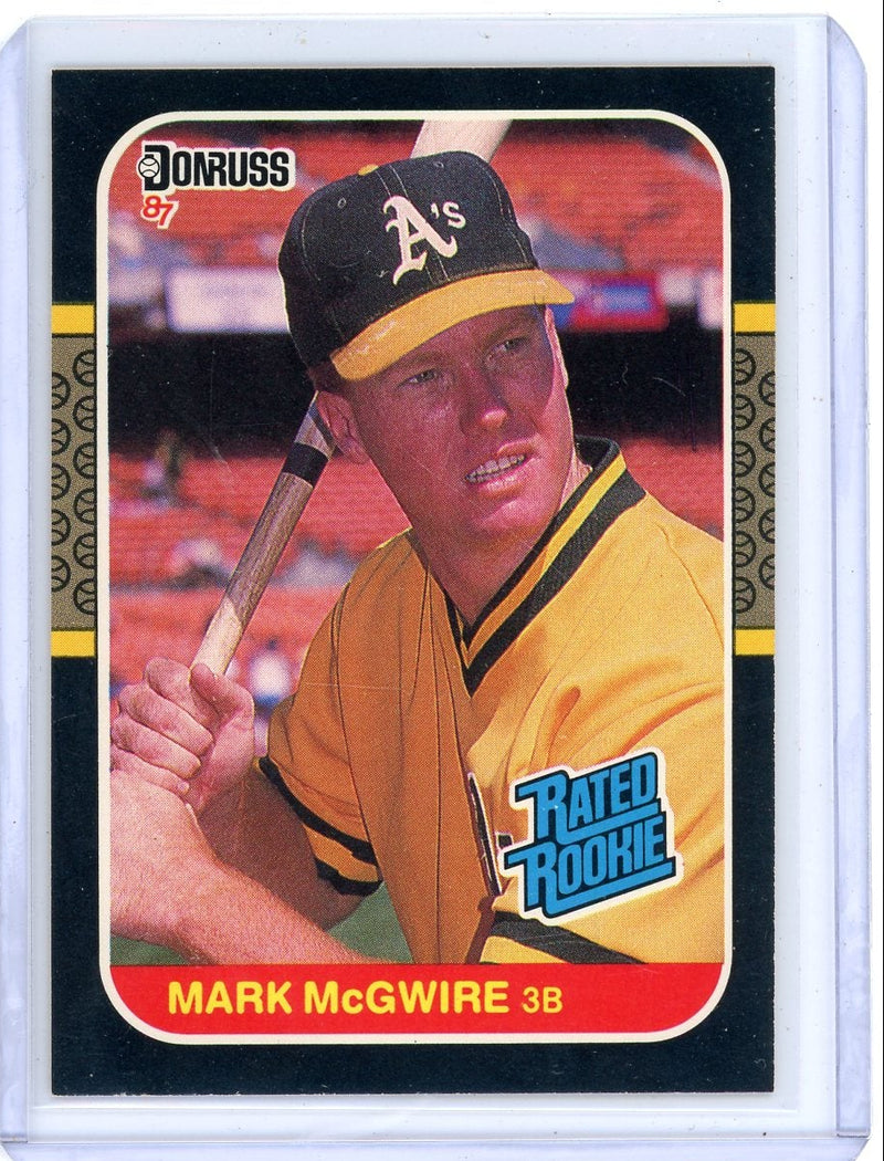 Mark McGwire 1987 Donruss Rated Rookie 