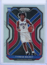 Tyrese Maxey 2020-21 Panini Prizm Silver Rookie