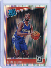 Mikal Bridges 2018-19 Panini Donruss Optic Shock Rated Rookie