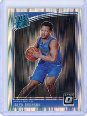 Jalen Brunson 2018-19 Panini Donruss Optic Shock Rated Rookie