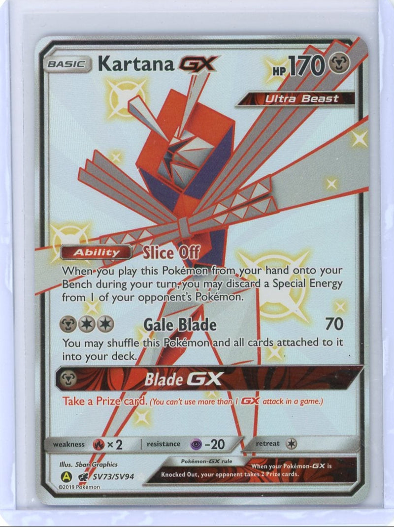 Kartana GX Pokémon Hidden Fates Shiny Full-Art 