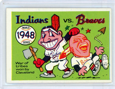 Indians vs. Braves 1948 World Series 1968 Fleer #45