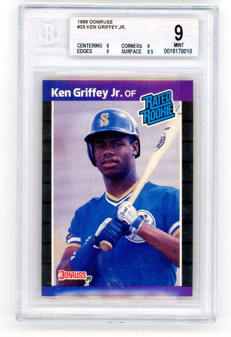 Ken Griffey Jr 1989 Donruss Rated Rookie 