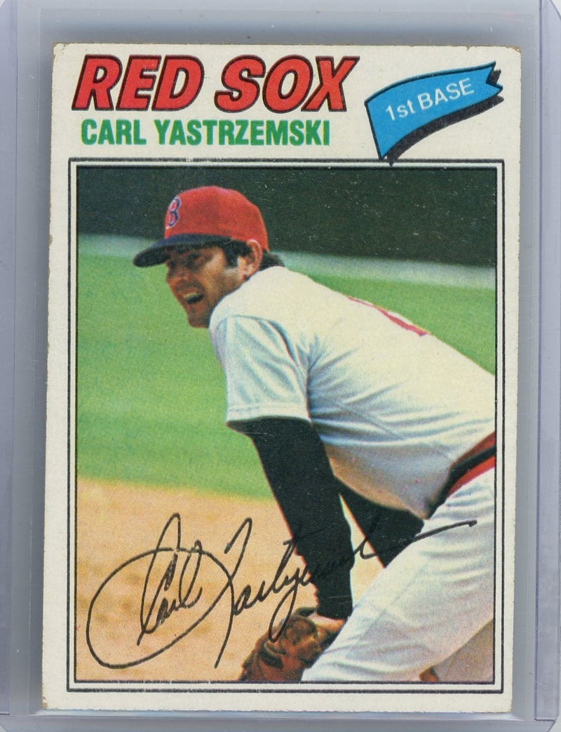Carl Yastrzemski 1977 Topps Baseball 