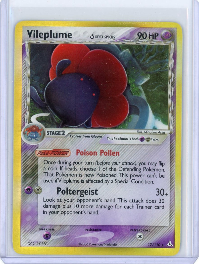 Vileplume 2006 Pokemon rare holo 17/110