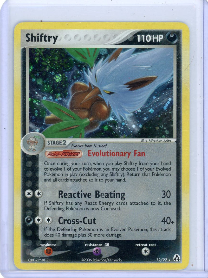 Shiftry 2006 Pokemon rare holo 12/92