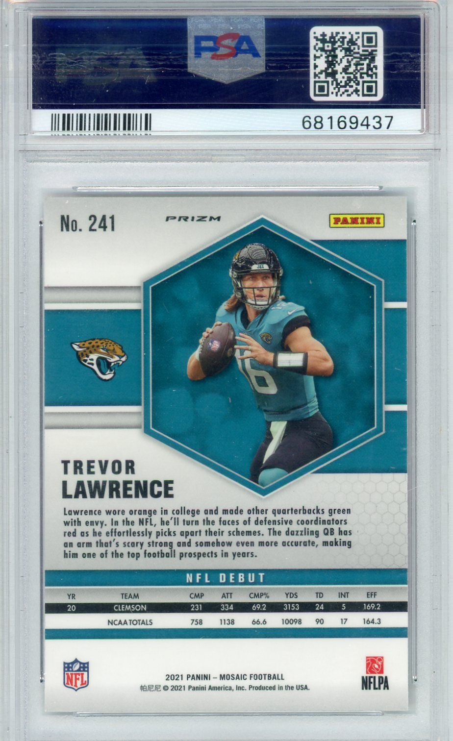 Trevor Lawrence Camo hotsell Pink Rc Psa 10