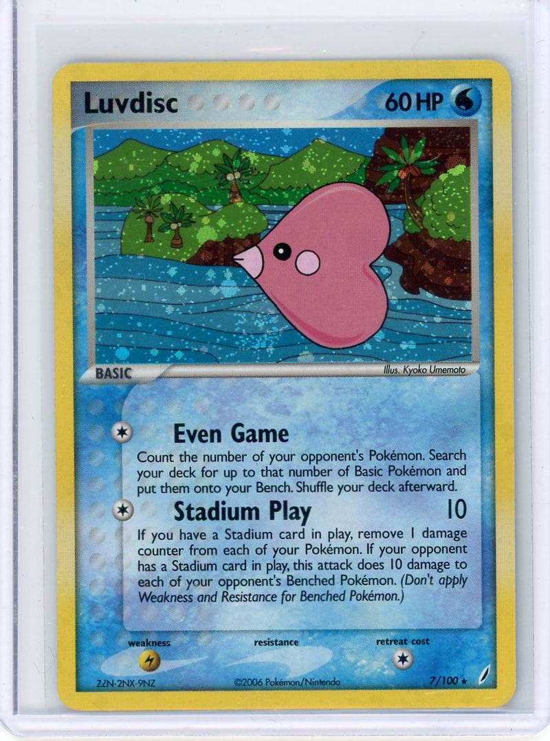 Luvdisc 2006 Pokemon rare holo 7/100