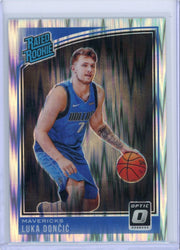 Luka Doncic 2018-19 Panini Donruss Optic Shock Rated Rookie