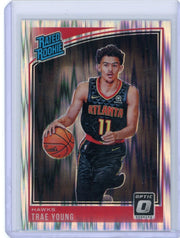 Trae Young 2018-19 Panini Donruss Optic Shock Rated Rookie