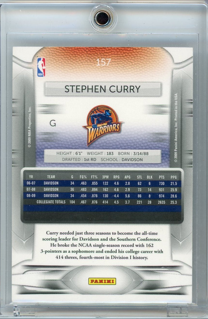 Stephen Curry 2009 Panini Prestige Rookie #157