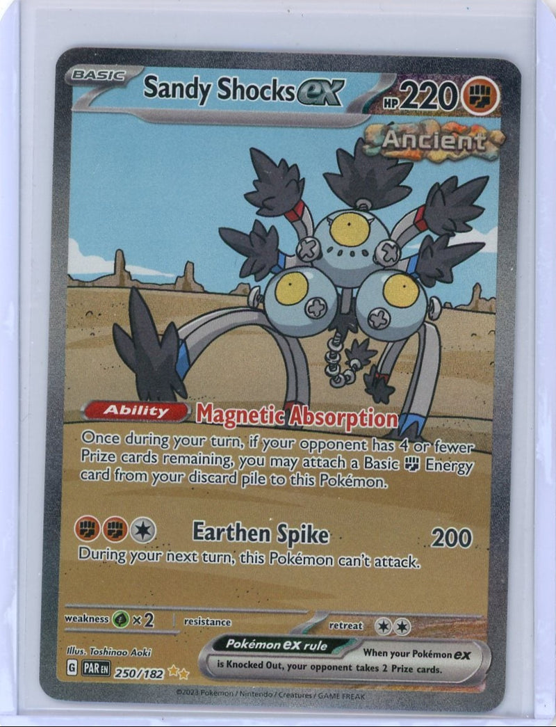 Sandy Shocks ex 2023 Pokemon Paradox Rift Special Illustration rare holo 