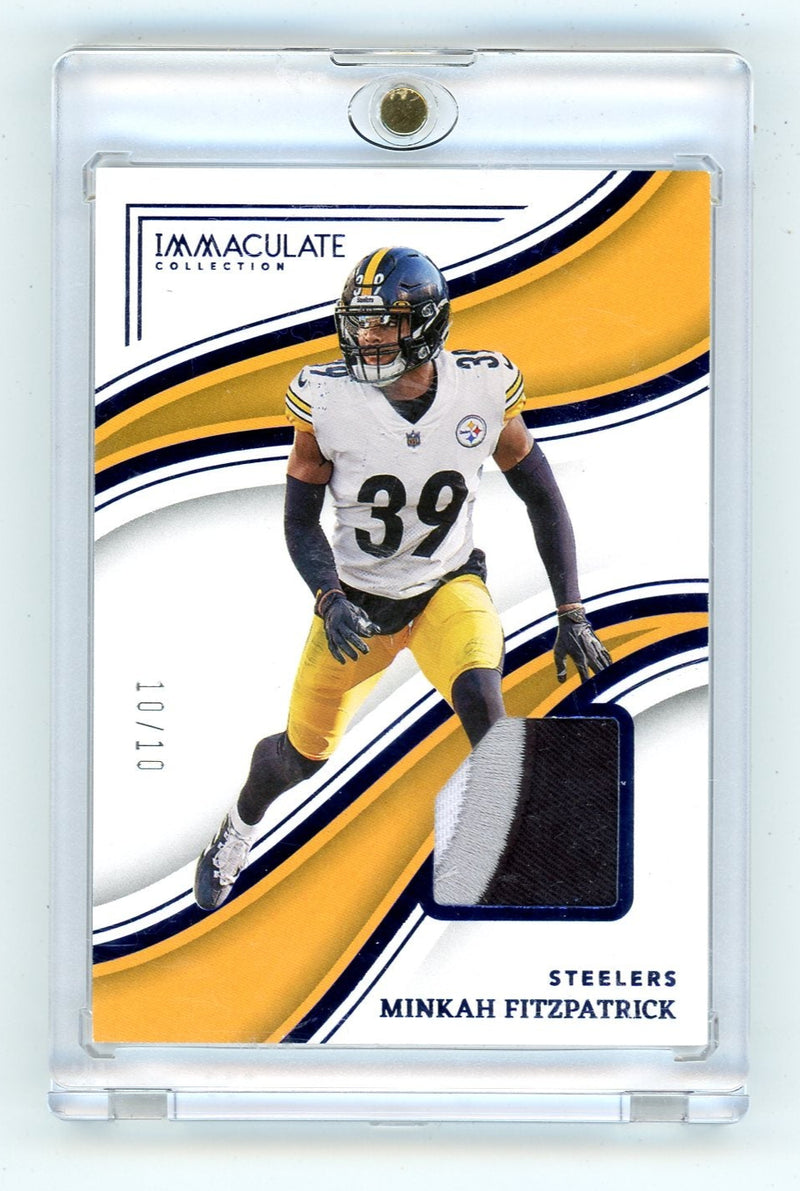 Minkah Fitzpatrick 2023 Panini Immaculate Jersey Patch Blue 