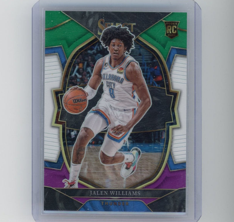 Jalen Williams 2023-24 Panini Select Tri-Color prizm rookie card