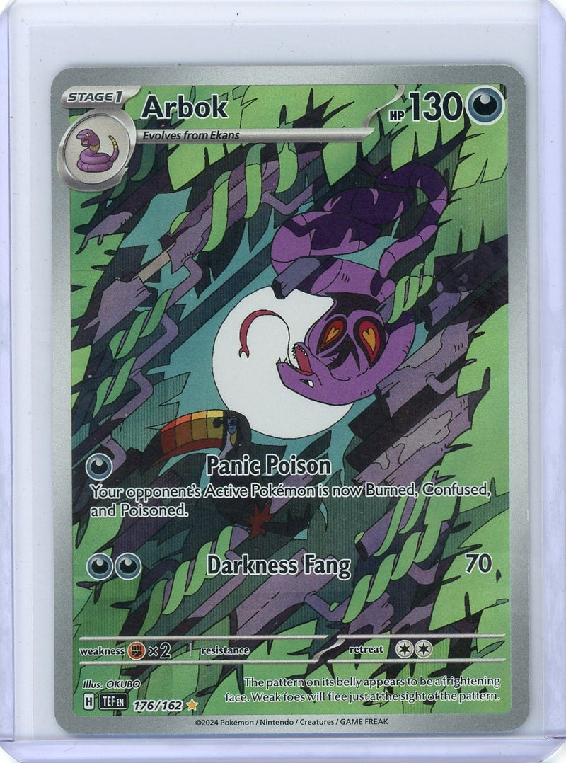 Arbok Pokémon Temporal Forces Illustration Rare 