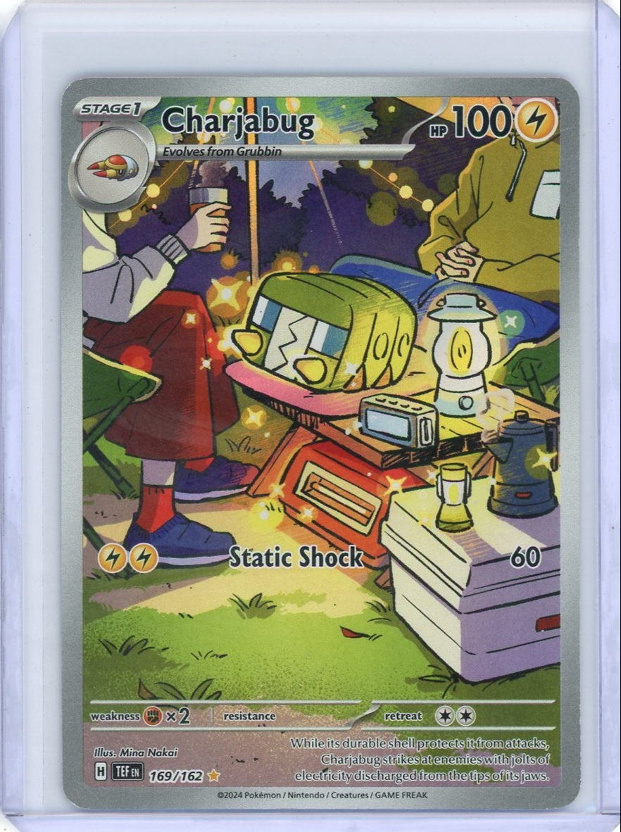 Charjabug Pokémon Temporal Forces Illustration Rare #169/162
