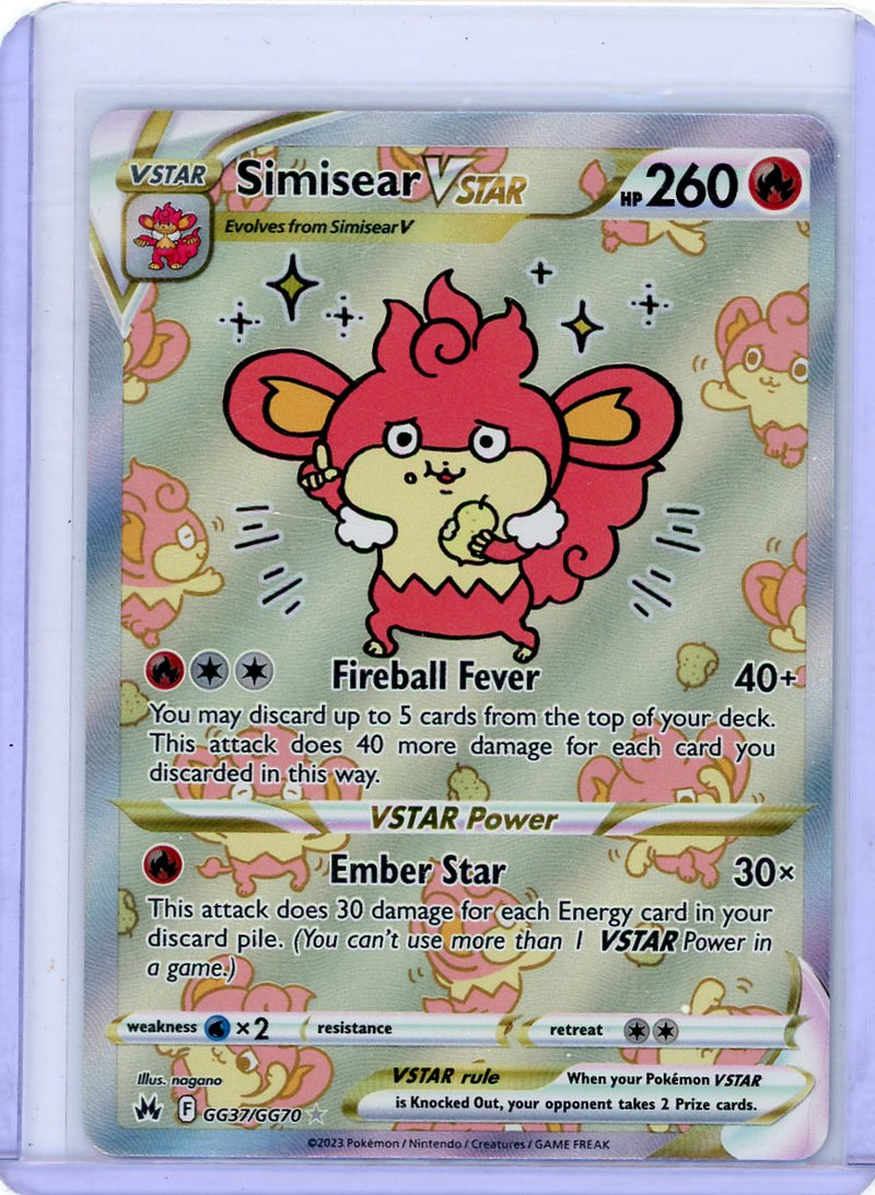 Simisear Vstar Pokémon Crown Zenith Galarian Gallery 