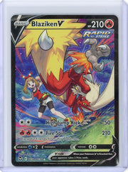 Blaziken V Pokémon Silver Tempest Full-Art Trainer Gallery #TG14/TG30