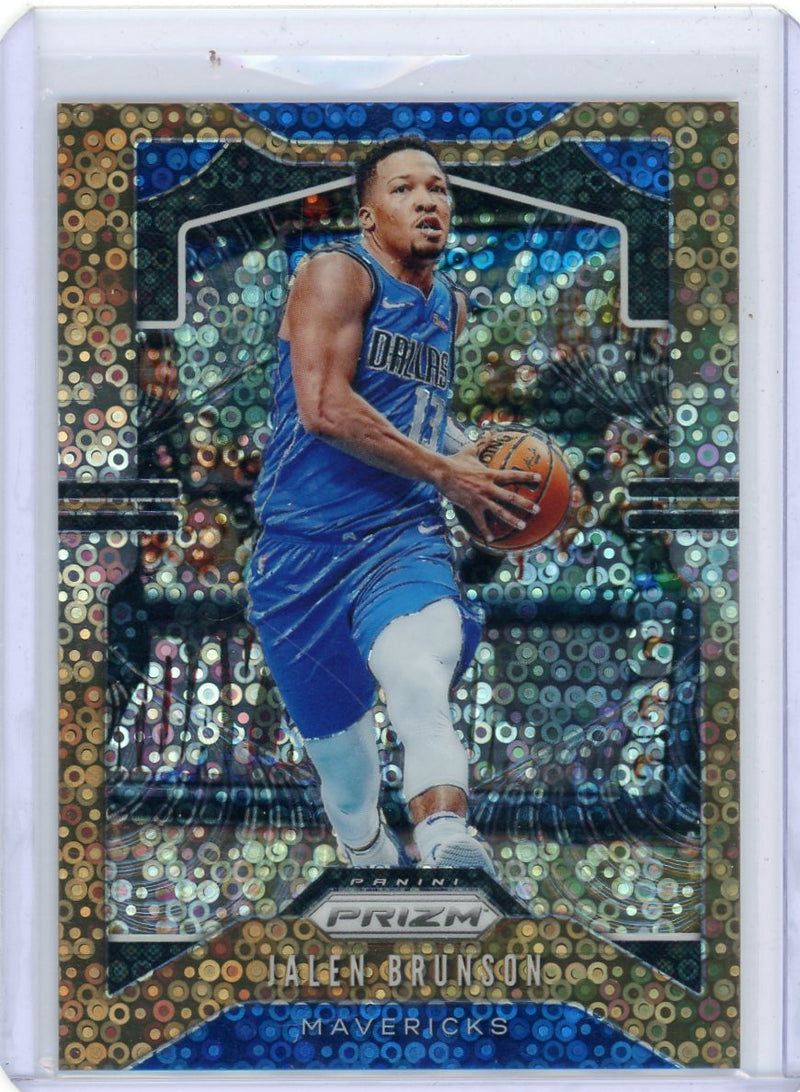 Jalen Brunson 2019-20 Panini Prizm Fast Break bronze prizm 