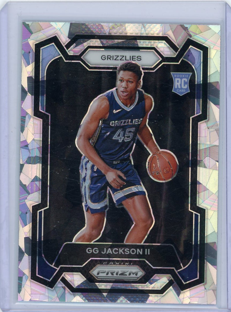 GG Jackson 2023-24 Panini Prizm silver ice rookie card