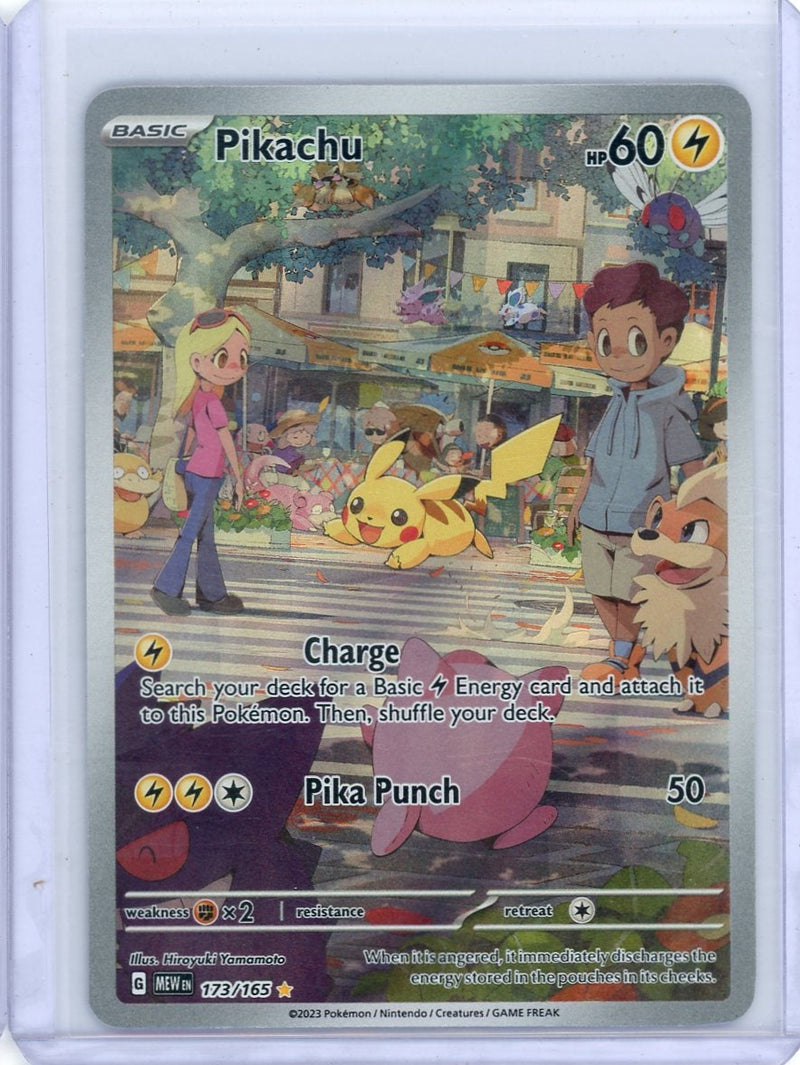 Pikachu Pokémon 151 Illustration Rare 