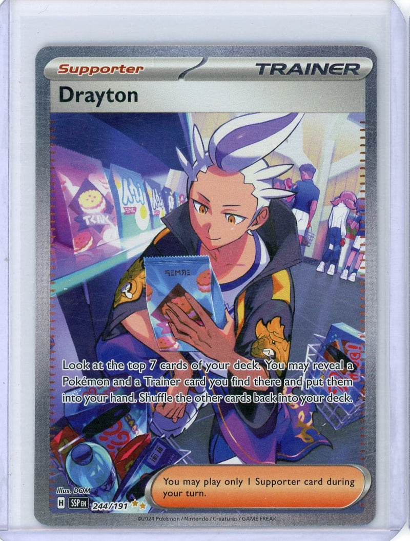 Drayton Pokémon Surging Sparks Special Illustration Rare 