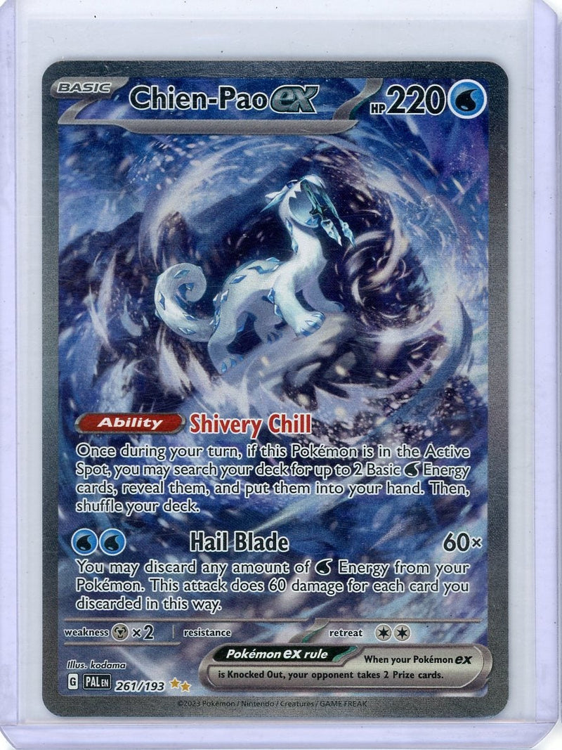 Chien-Pao ex Pokémon Paldea Evolved Special Illustration Rare 