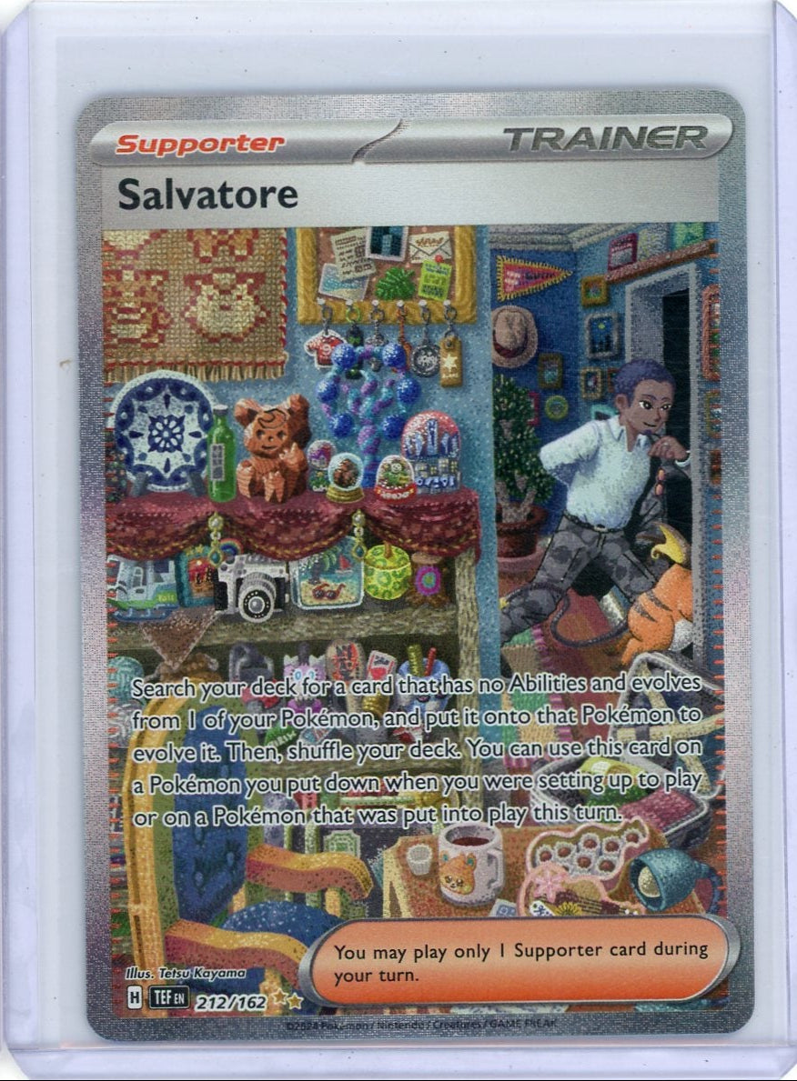 Salvatore Pokémon Temporal Forces Special Illustration Rare #212/162