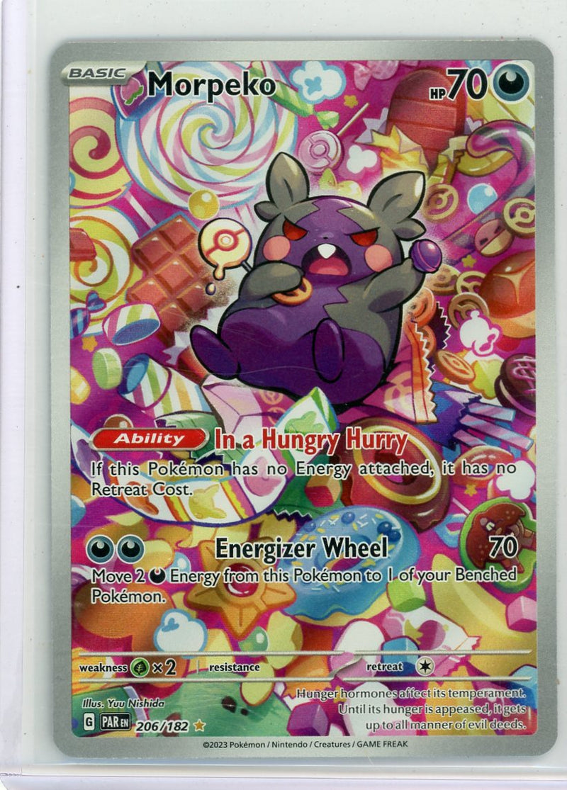 Morpeko Pokémon Paradox Rift Illustration Rare 