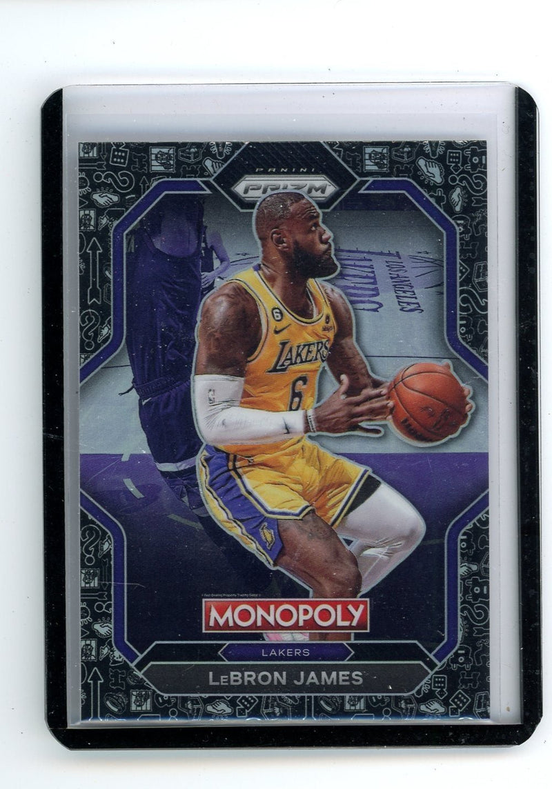 LeBron James 2022-23 Panini Prizm Monopoly black money prizm sp