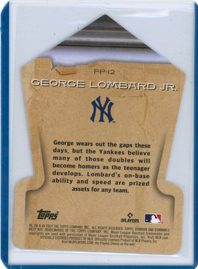 George Lombard Jr. 2024 Bowman's Best Fabled Phenoms die-cut mini diamond ref.