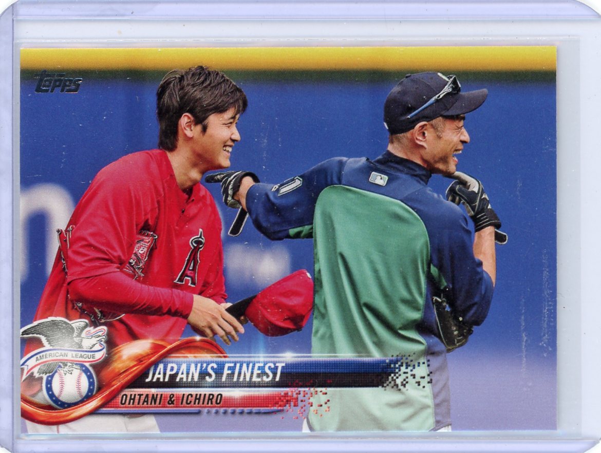 Shohei Ohtani Ichiro Japan's Finest 2018 Topps Update #153