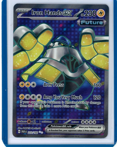 Iron Hands EX 2023 Pokemon rare holo 223/182