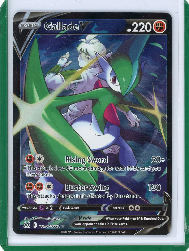 Gallade V 2022 Pokemon rare holo TG19/TG30