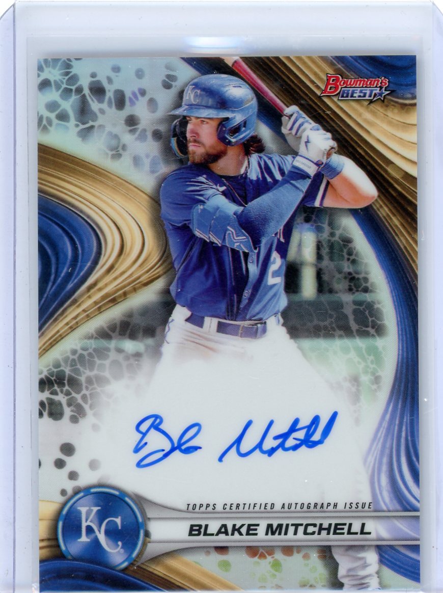 Blake Mitchell 2024 Bowman's Best prospect autograph refractor
